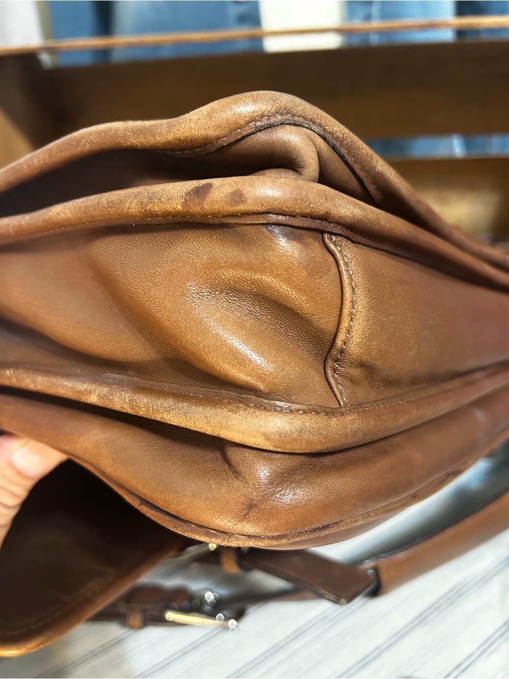 PLEASE READ!!!  COACH LAPTOP BRIEFCASE MESSENGER BAG - Picture 3 of 8